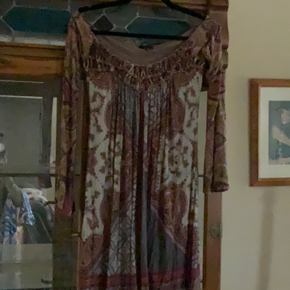 Bohemian Multicolor mini dress
